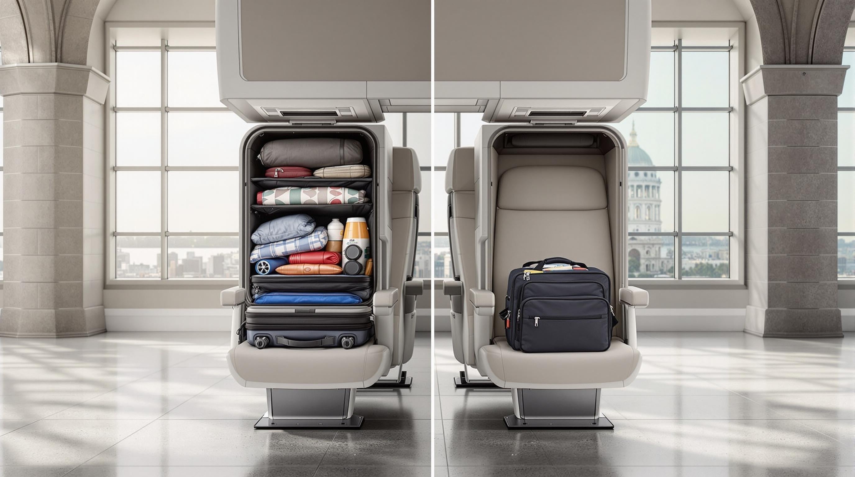 Overhead Bin vs. Under-Seat Bag Sizes Explained
