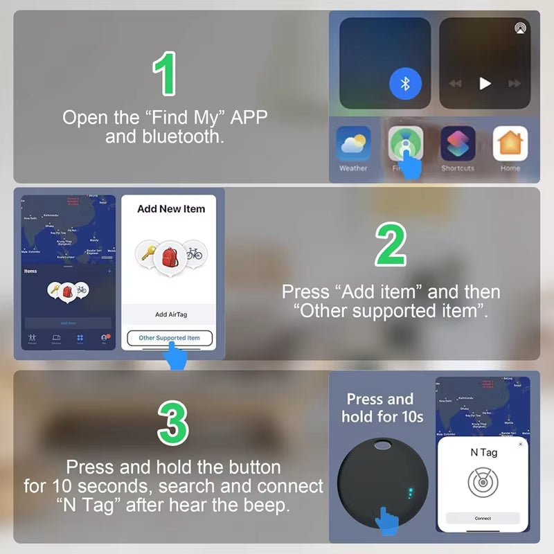 Compact Smart Tag for iOS