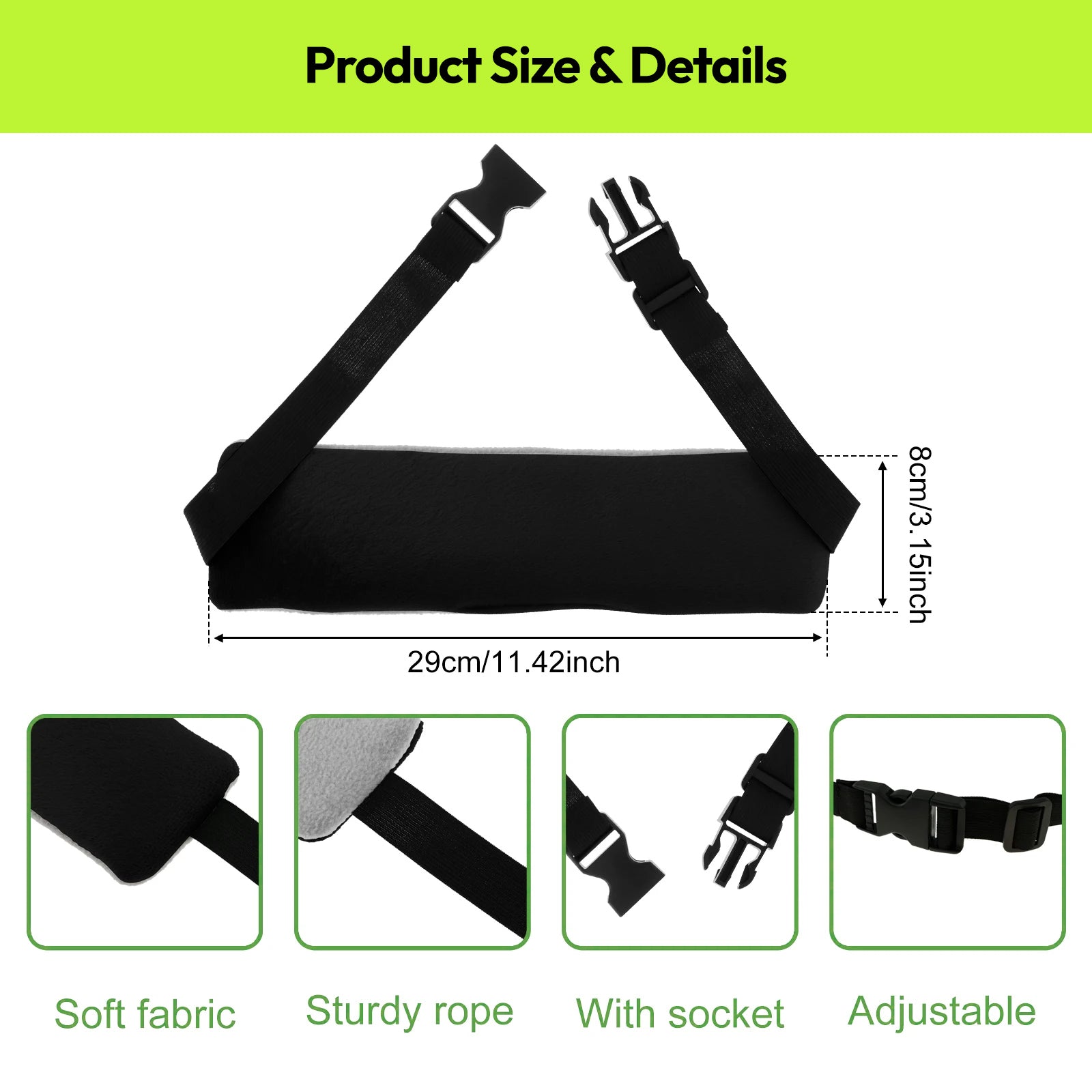 Travel Head Support Strap