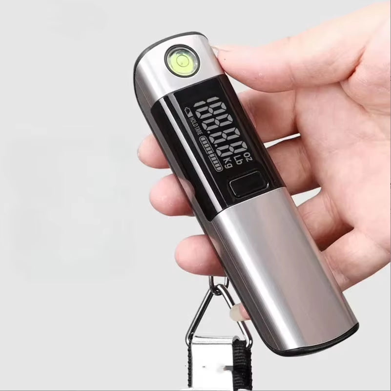 Portable Digital Luggage Scale with Built-in Ruler 50kg/110lbs