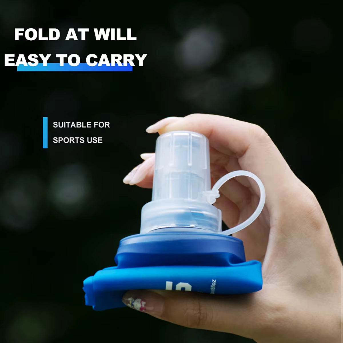 Folding Water Bottle 16.9 fl oz (500 ml)