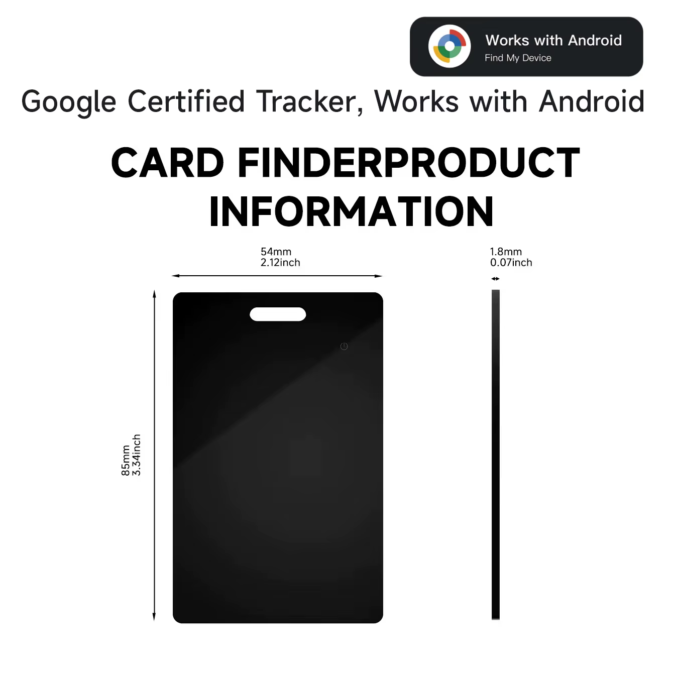 Ultra Thin Card Tracker for Android