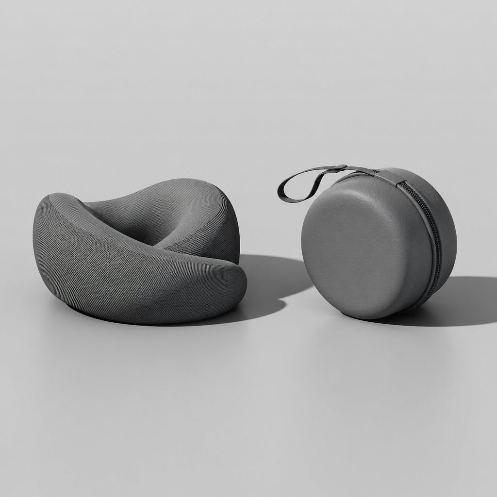 Portable Snail Memory Foam Travel Neck Pillow