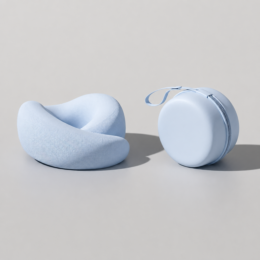 Portable Snail Memory Foam Travel Neck Pillow