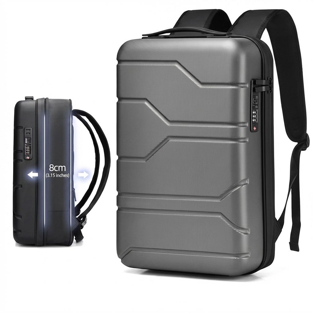 Armor Shell Travel Backpack with TSA Lock