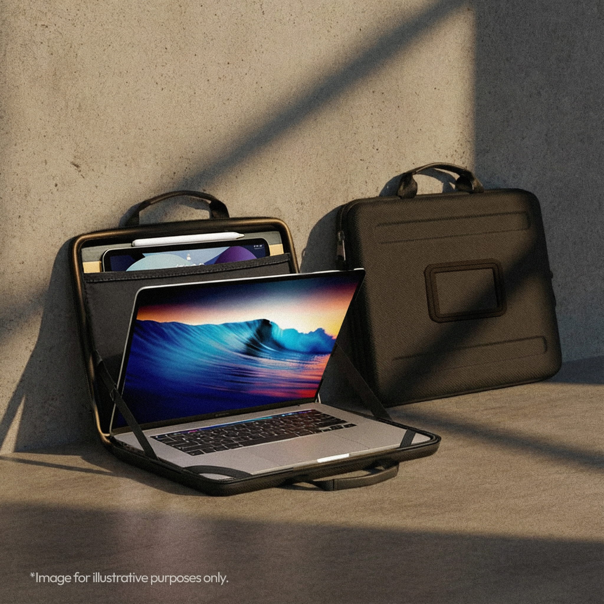 Premium EVA Hard Shell Laptop Case with Shoulder Strap – 12" & 14"