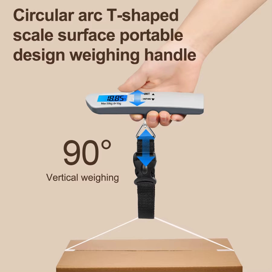 Portable Digital Luggage Scale with Backlight 50Kg/110Lbs