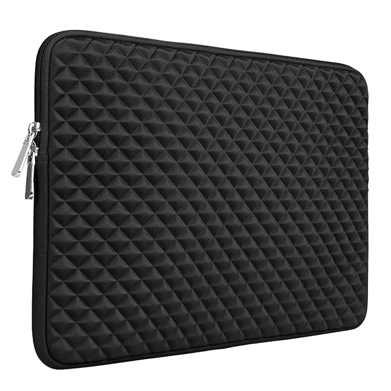 DiamondShield Slim Shockproof Laptop Sleeve | Water-Resistant Neoprene Case