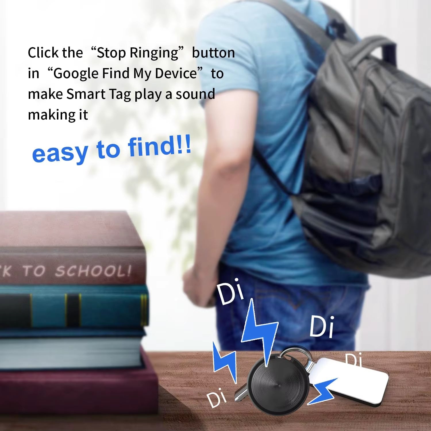 Smart Tracking Tag - Compatible with iOS & Android