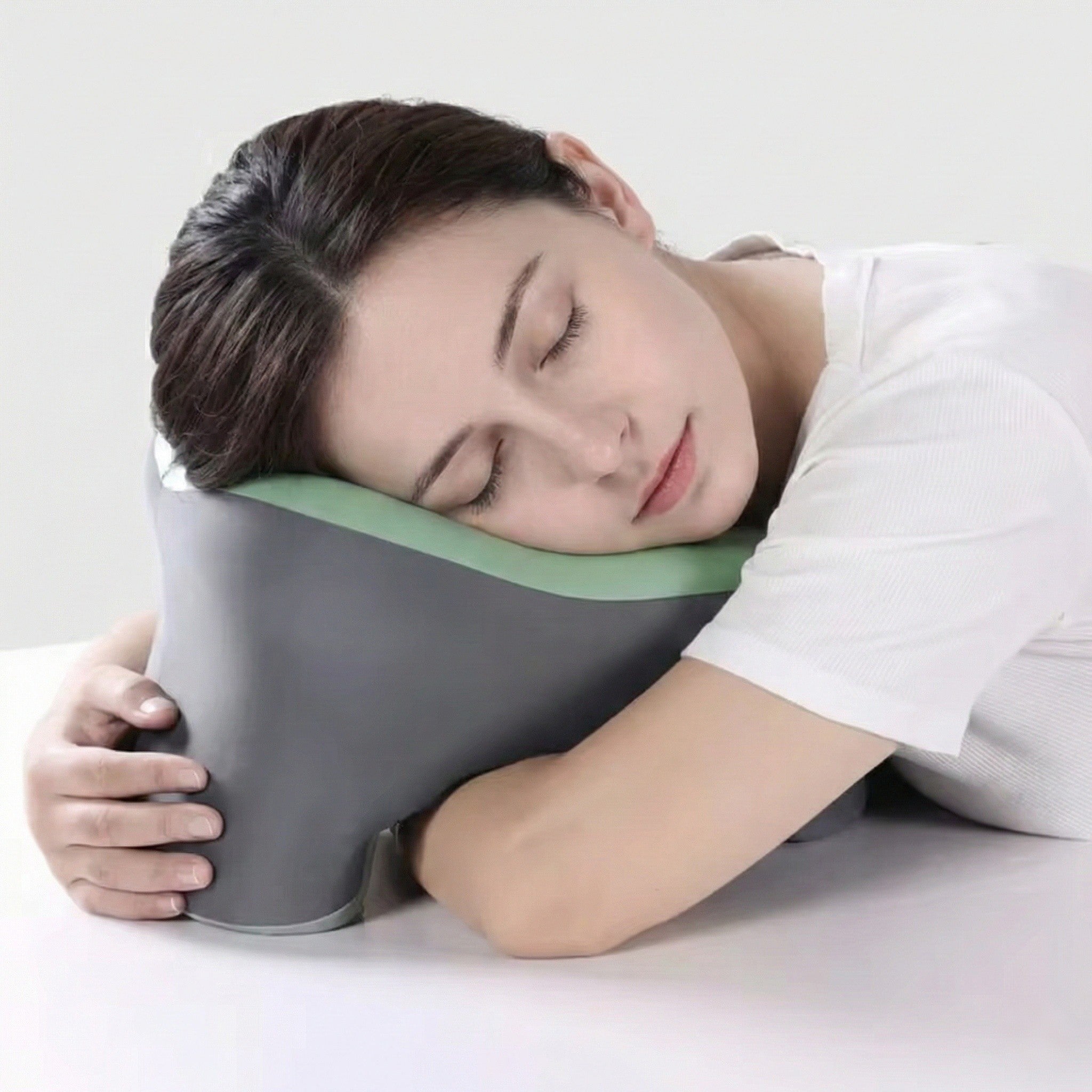 Ergonomic Memory Foam U-Shaped Travel and Nap Pillow