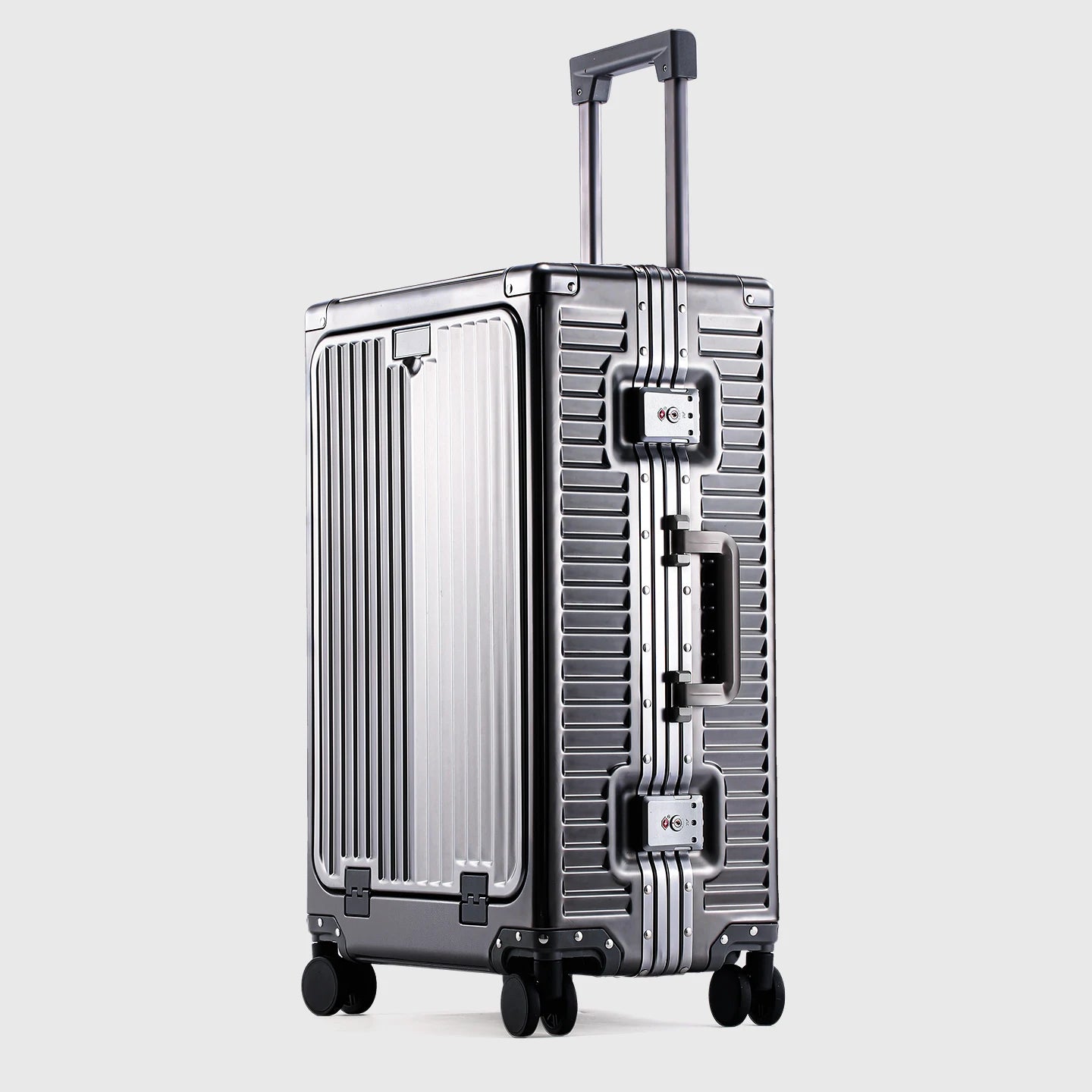 All-Aluminum Alloy Luggage with Front Opening 20"/24"