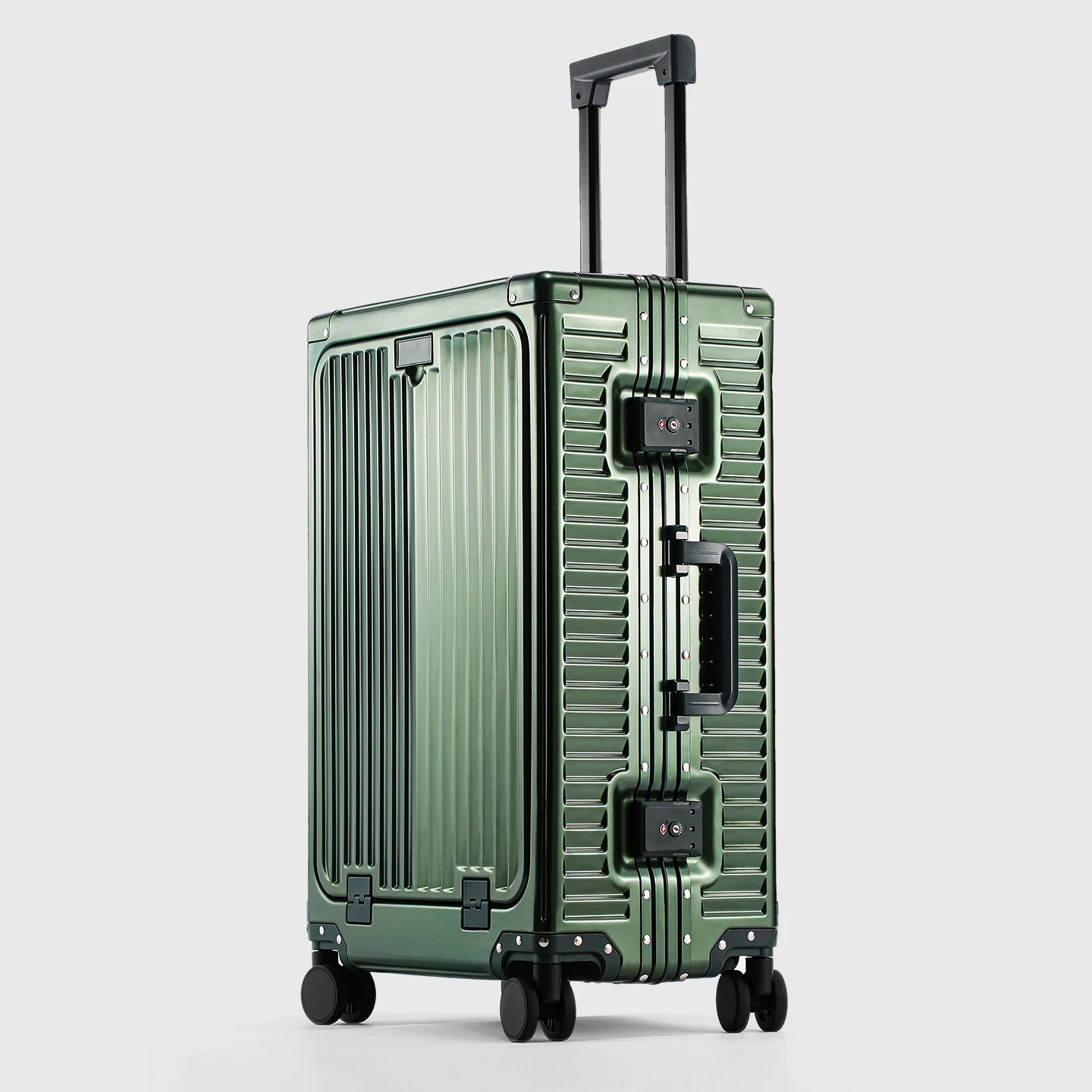 All-Aluminum Alloy Luggage with Front Opening 20"/24"