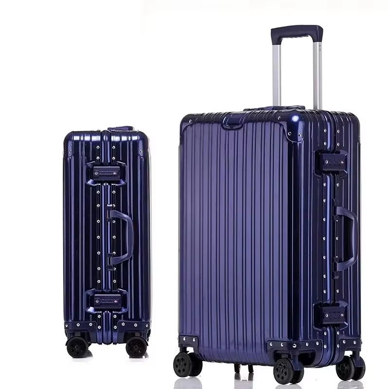 Premium Aluminum-Magnesium Alloy Rolling Suitcase 20-29"