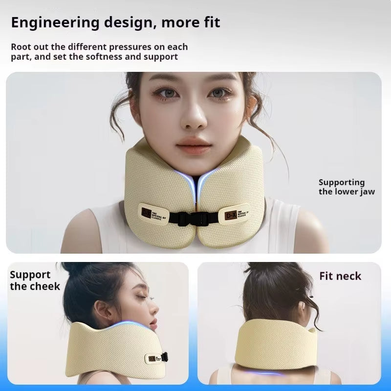 Memory Foam U-Shape Travel Neck Pillow with 5D Support