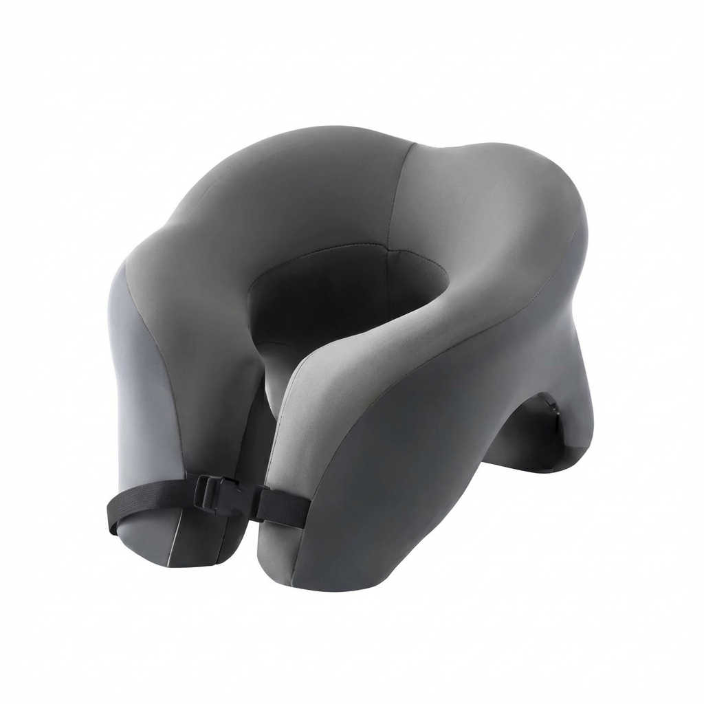 Ergonomic Memory Foam U-Shaped Travel and Nap Pillow