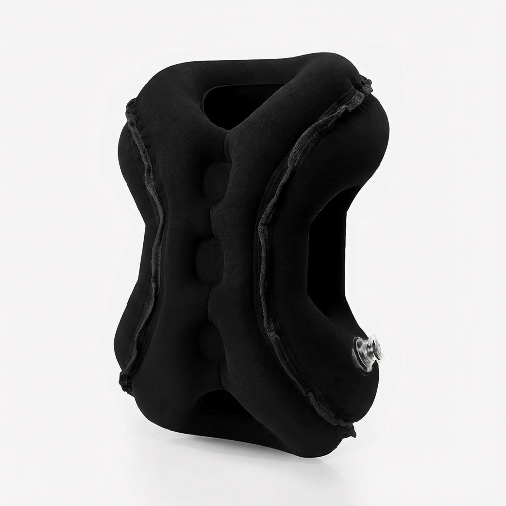 Inflatable Ergonomic Travel Multi-pose Pillow