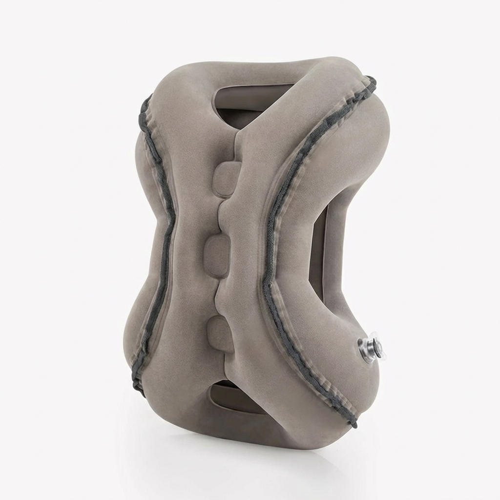 Inflatable Ergonomic Travel Multi-pose Pillow