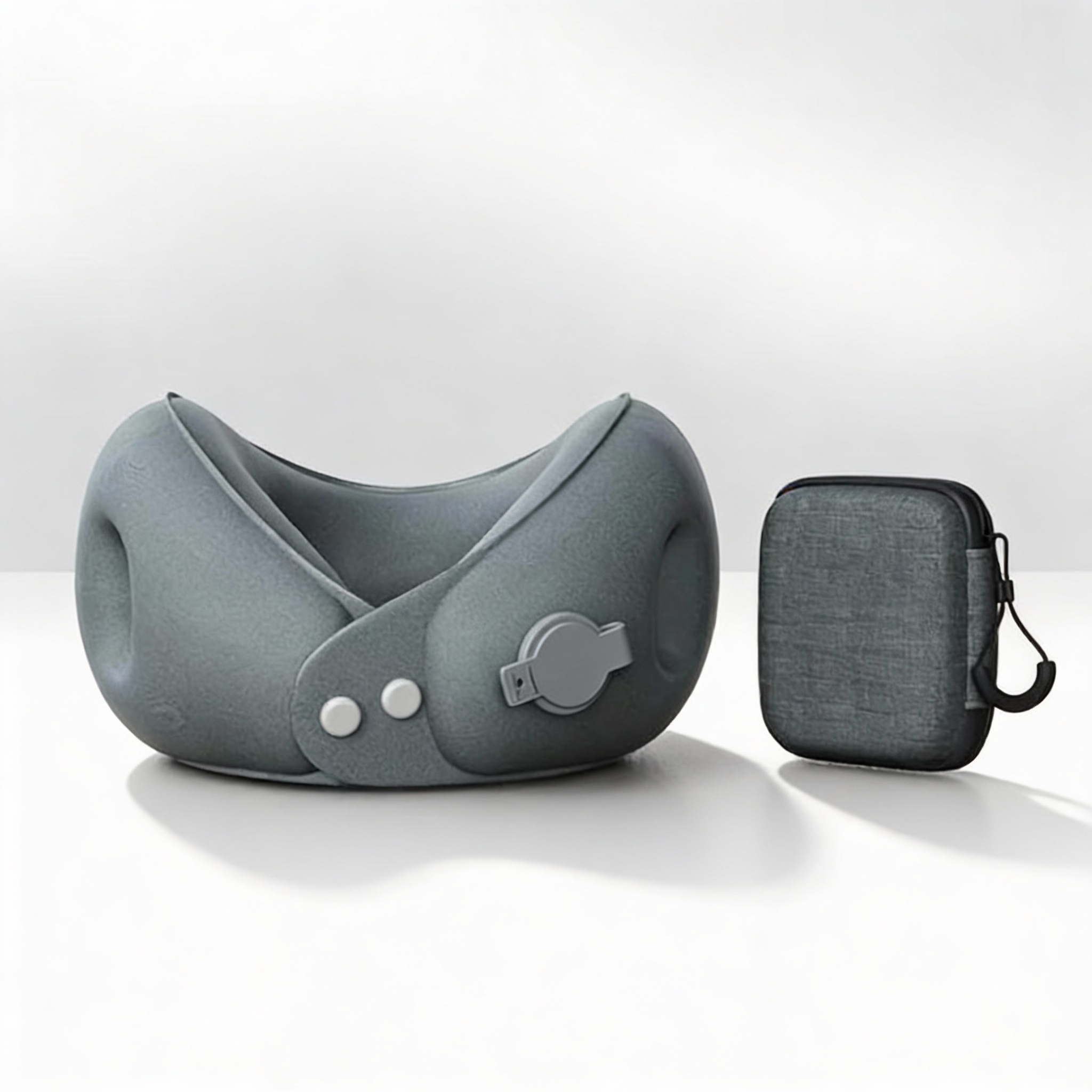 Portable Inflatable U-Shaped Travel Neck Pillow