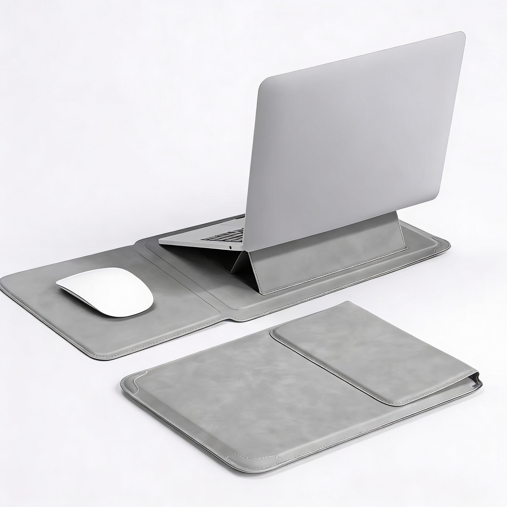 Multifunctional Magnetic Laptop Sleeve And Stand