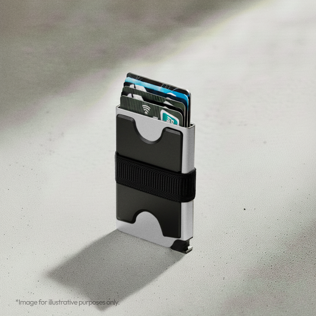 RFID Slide Vault Card Keeper with Strap