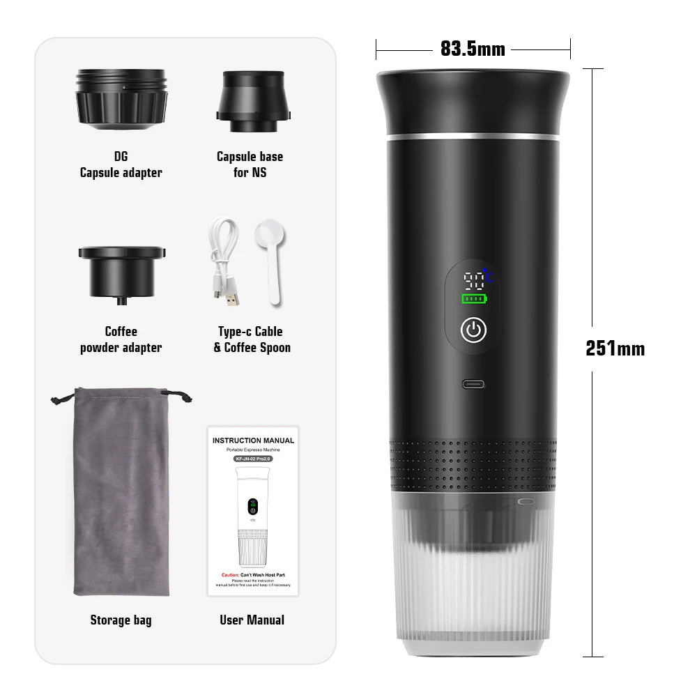 Portable Coffee Maker 3-in-1