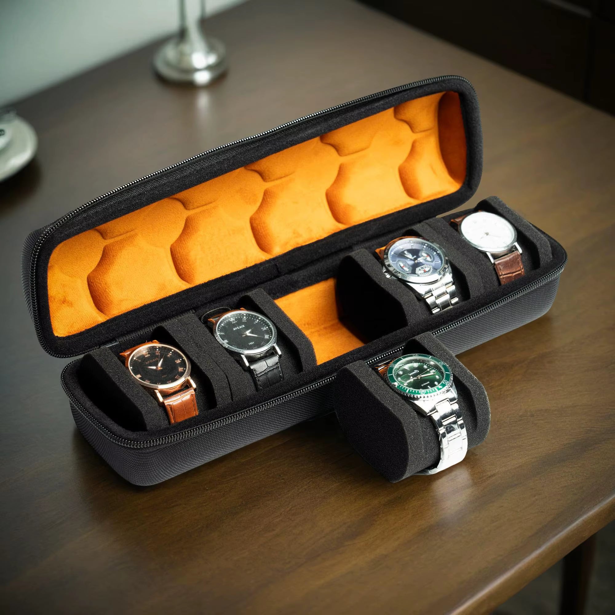 Premium Hard Shell Watch Travel Organizer
