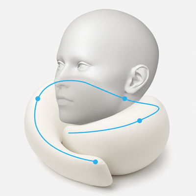 Neck Pillow with Memory Foam