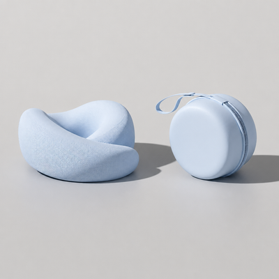 Portable Snail Memory Foam Travel Neck Pillow