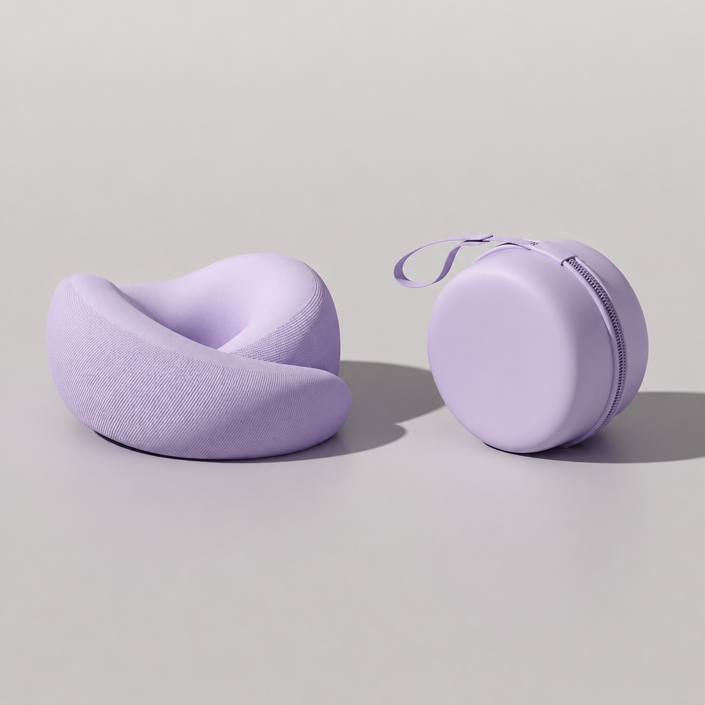 Portable Snail Memory Foam Travel Neck Pillow