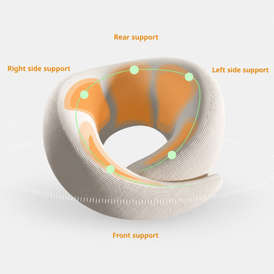 Portable Snail Memory Foam Travel Neck Pillow