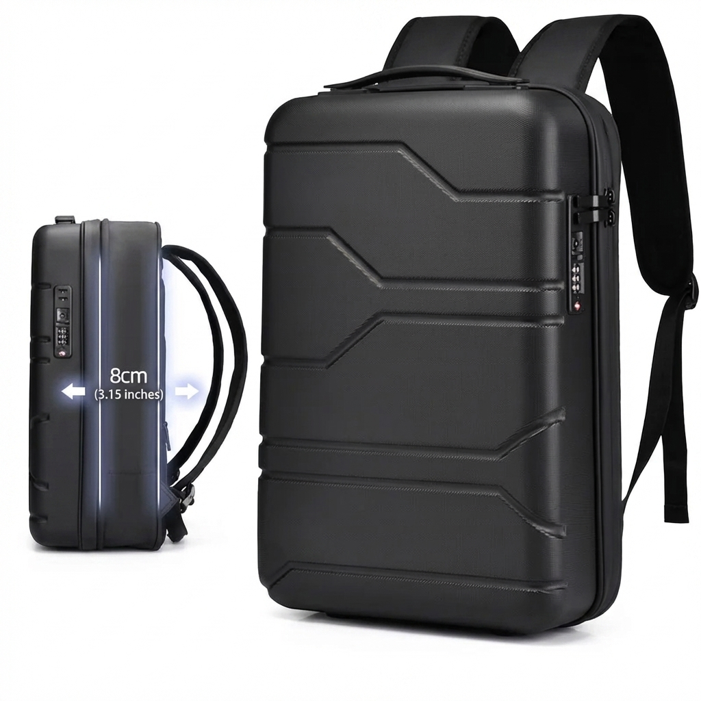 Armor Shell Travel Backpack with TSA Lock