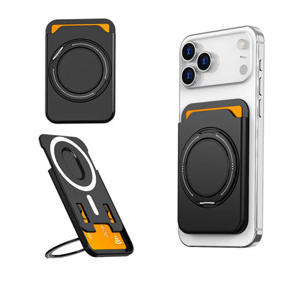 3-in-1 Magnetic Wallet Stand for iPhone