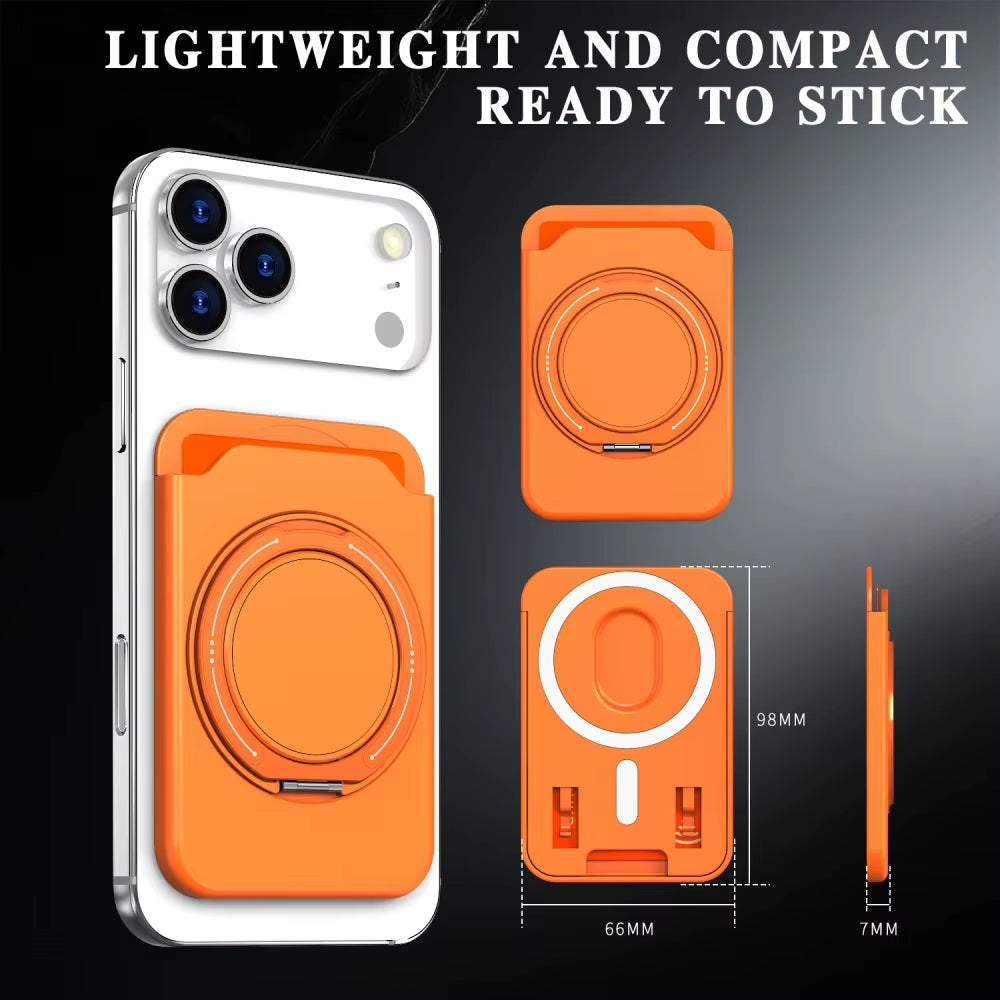 3-in-1 Magnetic Wallet Stand for iPhone