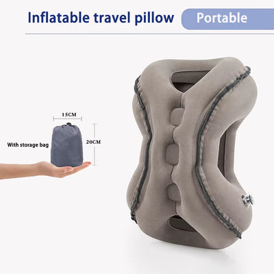 Inflatable Ergonomic Travel Multi-pose Pillow