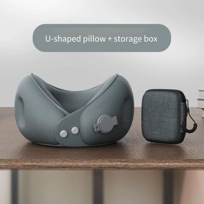Portable Inflatable U-Shaped Travel Neck Pillow