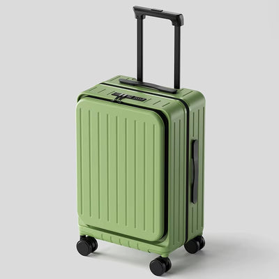 Ultimate Front-Opening Multifunctional Hardside Suitcase with USB Charging 20/24/26"