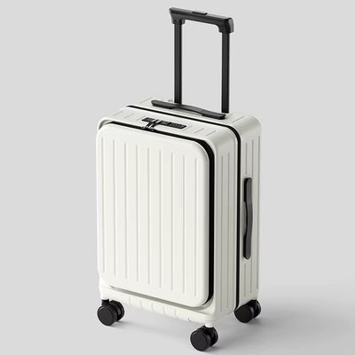 Ultimate Front-Opening Multifunctional Hardside Suitcase with USB Charging 20/24/26"