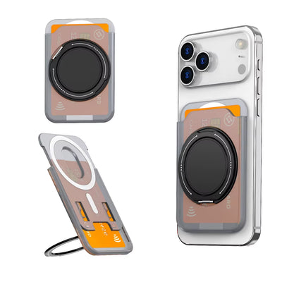 3-in-1 Magnetic Wallet Stand for iPhone