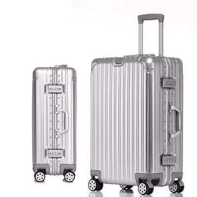 Premium Aluminum-Magnesium Alloy Rolling Suitcase 20-29"