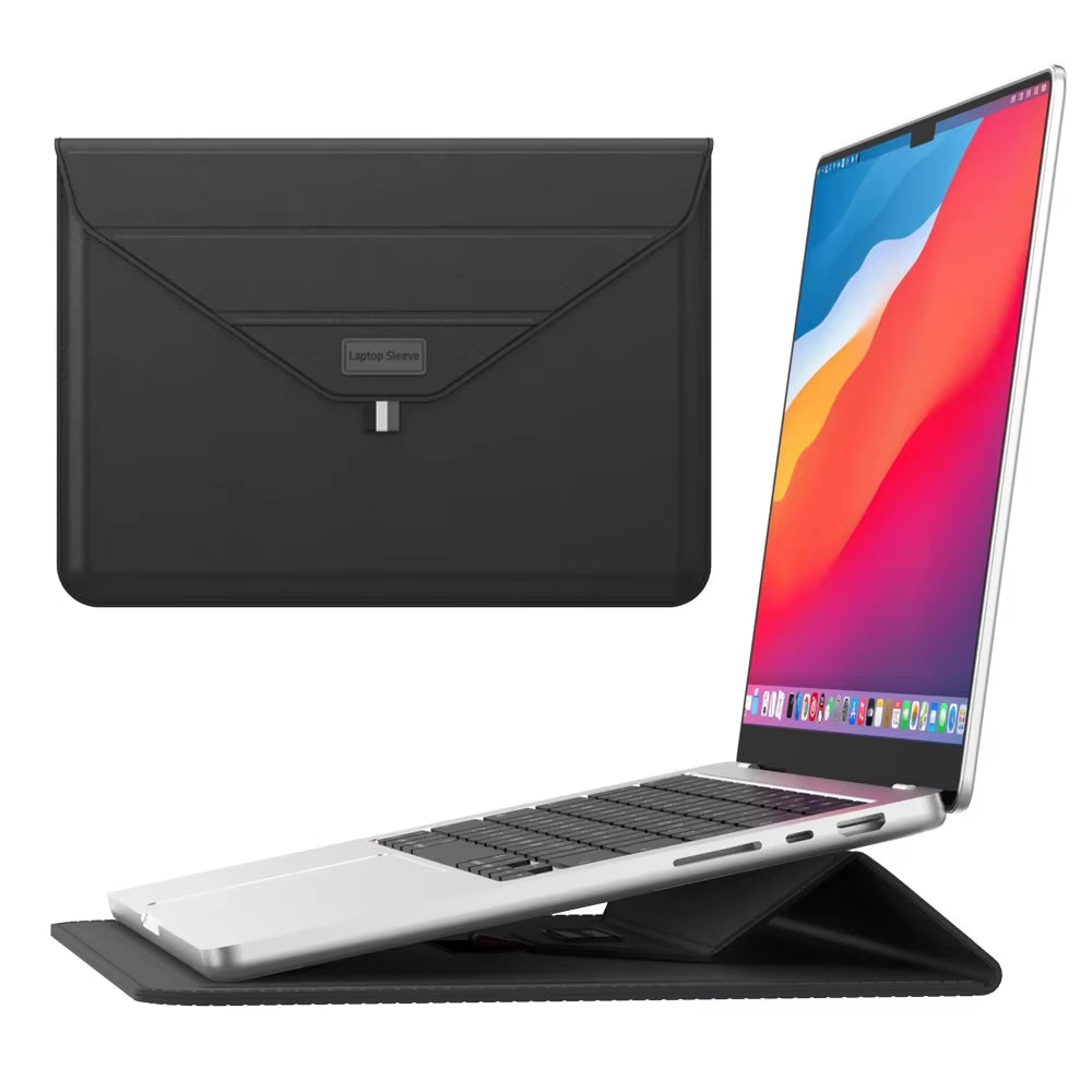 3-in-1 Ergonomic Laptop Sleeve and Stand