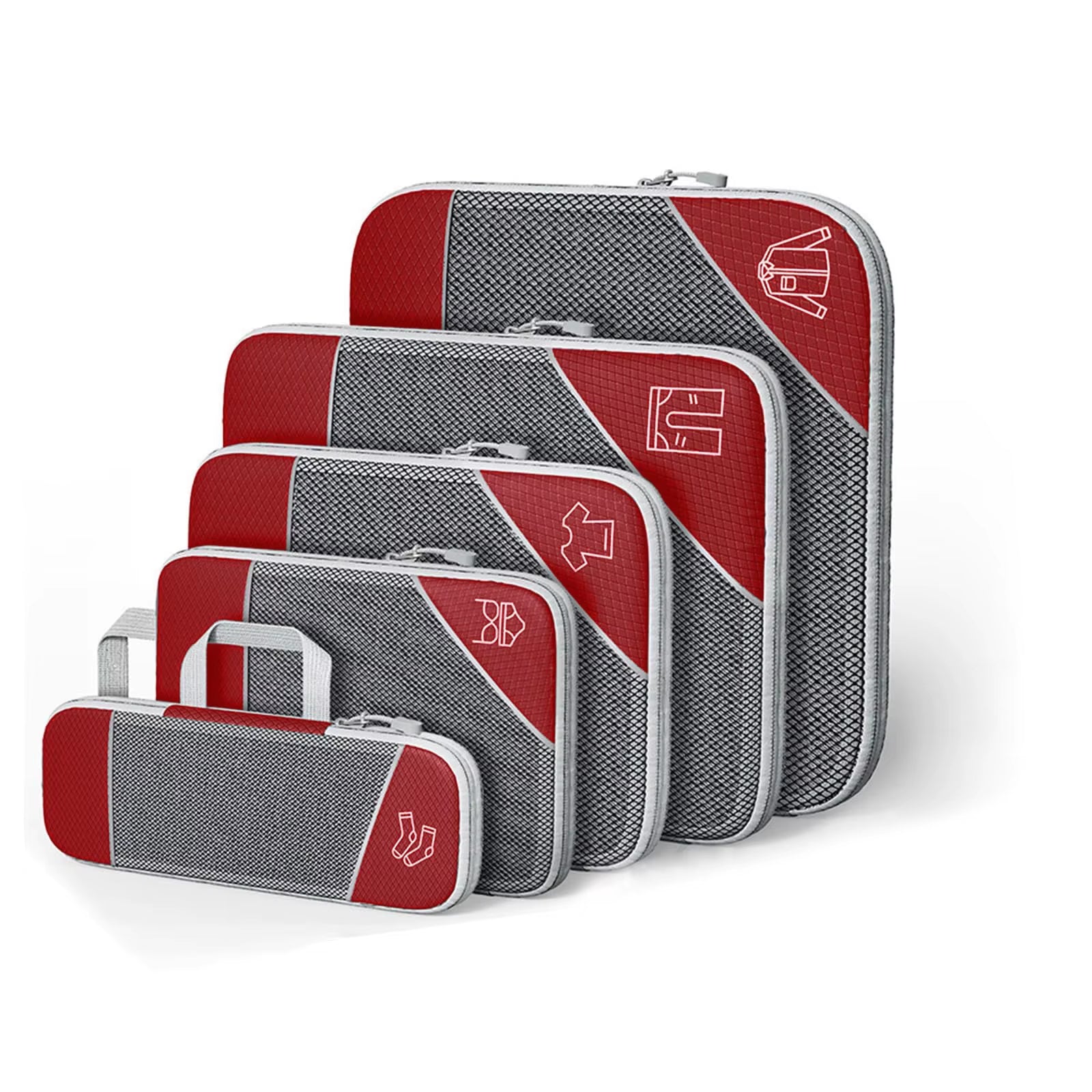 5-Piece Compression Travel Packing Cubes Set