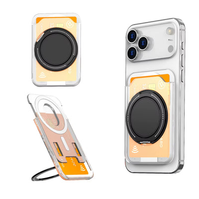 3-in-1 Magnetic Wallet Stand for iPhone