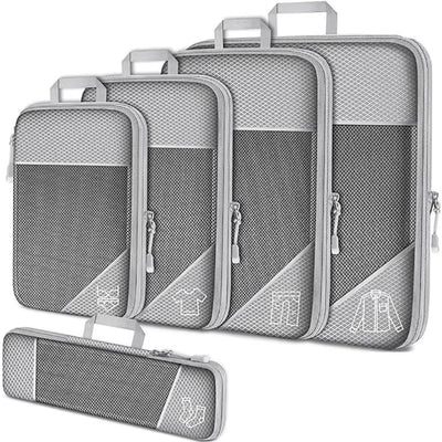 5-Piece Compression Travel Packing Cubes Set