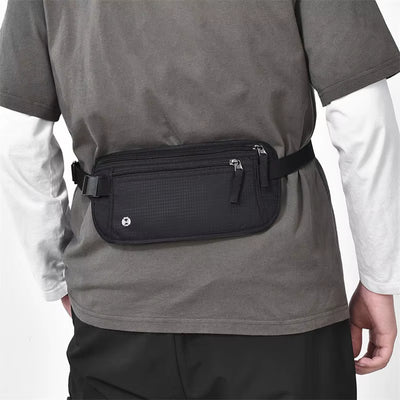 Slim RFID Blocking Travel Money Belt Pouch