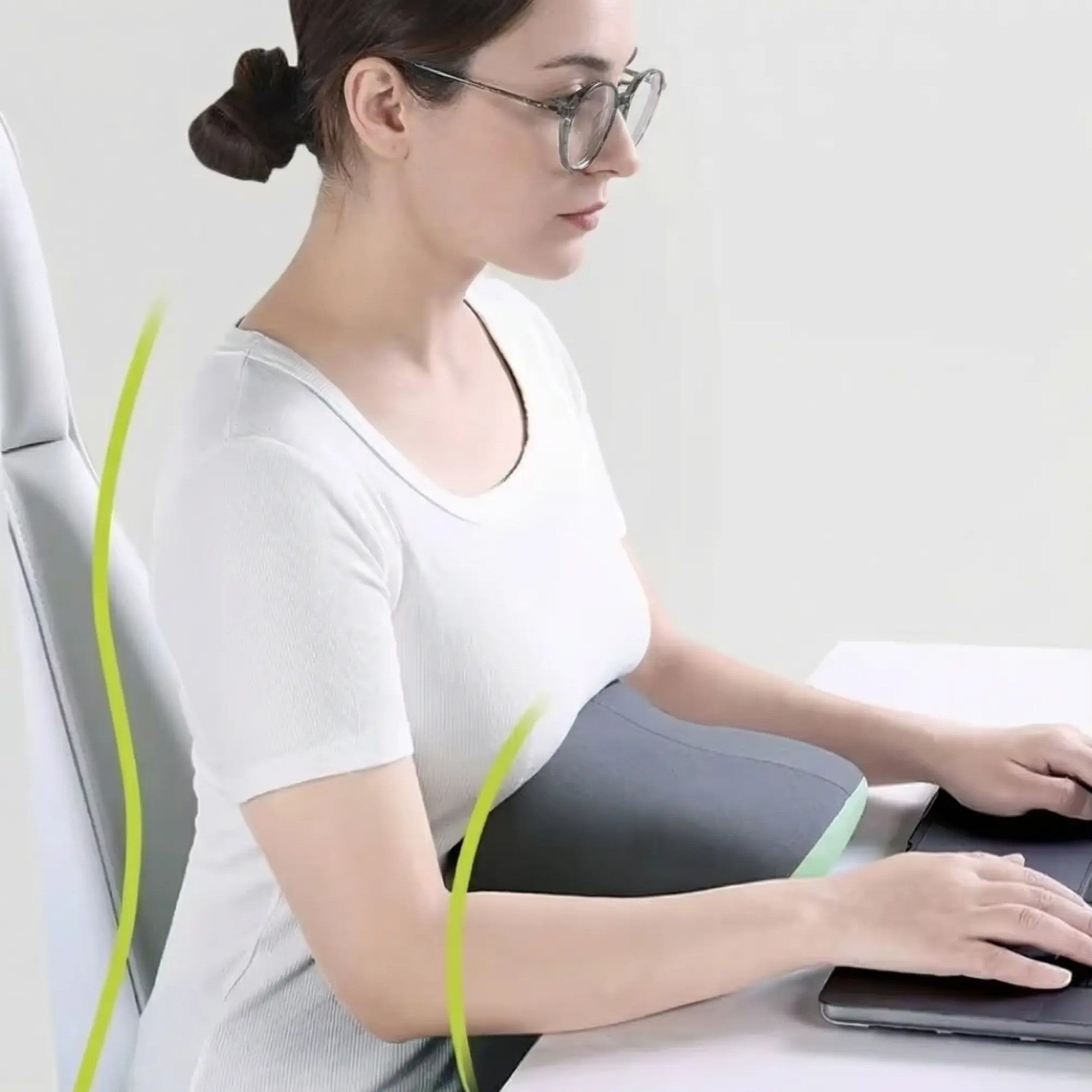 Ergonomic Memory Foam U-Shaped Travel and Nap Pillow