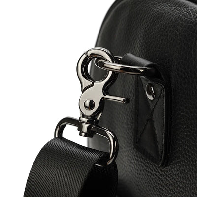 The Garrison - Full-Grain Leather Duffle with Shoe Compartment