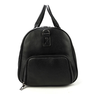 The Garrison - Full-Grain Leather Duffle with Shoe Compartment