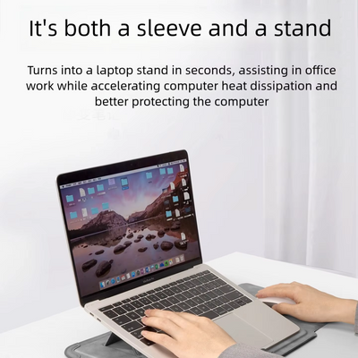 Multifunctional Magnetic Laptop Sleeve And Stand