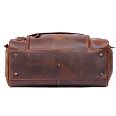 The Brixton - Compact Crazy Horse Leather Travel Bag