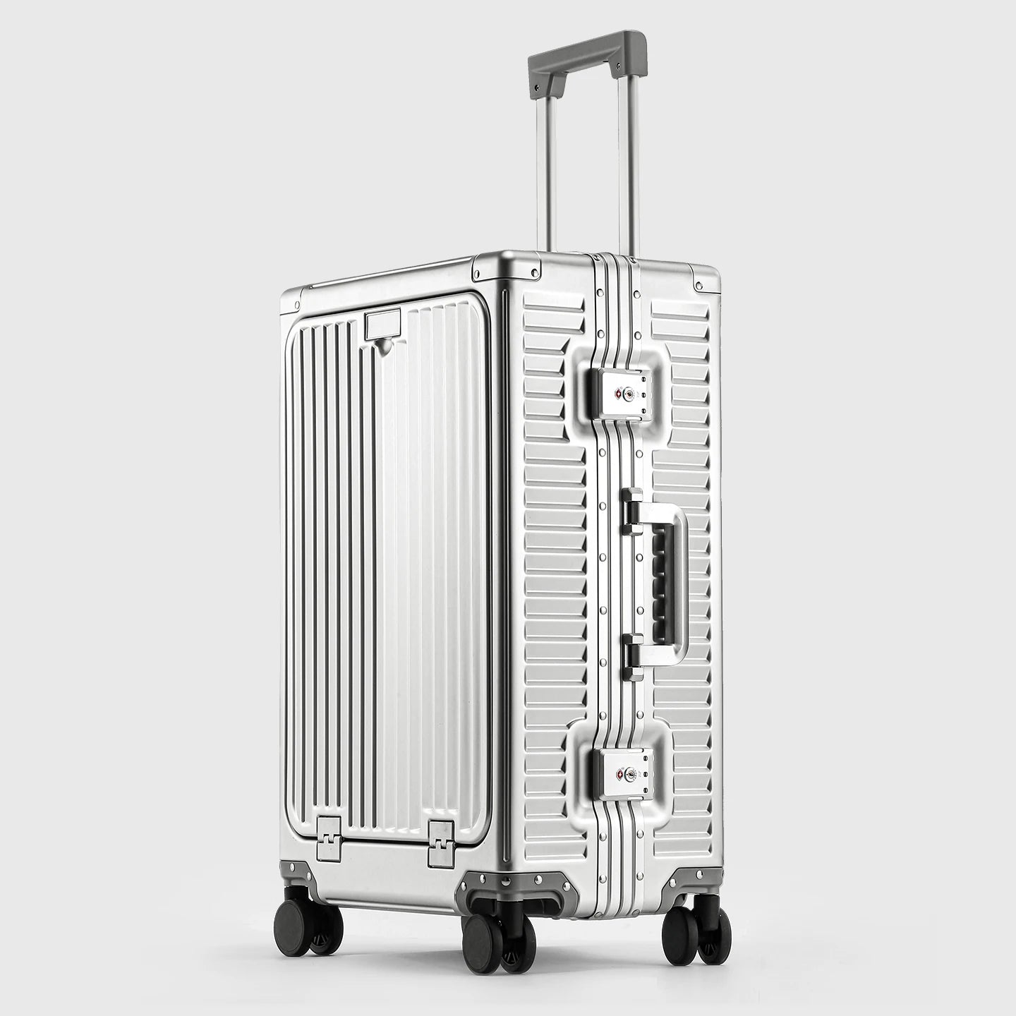 All-Aluminum Alloy Luggage with Front Opening 20"/24"
